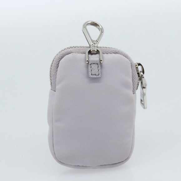 PRADA Shoulder Bag Nylon Purple Silver Auth 184170V