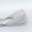 PRADA Shoulder Bag Nylon Purple Silver Auth 184170V-3