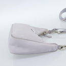 PRADA Shoulder Bag Nylon Purple Silver Auth 184170V-4
