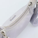 PRADA Shoulder Bag Nylon Purple Silver Auth 184170V-6