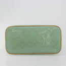 LOUIS VUITTON Monogram Vernis Houston Hand Bag Baby Blue M91005 LV Auth 184172-6