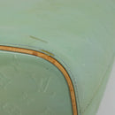 LOUIS VUITTON Monogram Vernis Houston Hand Bag Baby Blue M91005 LV Auth 184172-15
