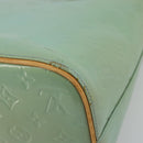 LOUIS VUITTON Monogram Vernis Houston Hand Bag Baby Blue M91005 LV Auth 184172-17