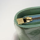 LOUIS VUITTON Monogram Vernis Houston Hand Bag Baby Blue M91005 LV Auth 184172-20