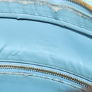 LOUIS VUITTON Monogram Vernis Houston Hand Bag Baby Blue M91005 LV Auth 184172-22