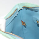 LOUIS VUITTON Monogram Vernis Houston Hand Bag Baby Blue M91005 LV Auth 184172-24
