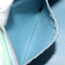 LOUIS VUITTON Monogram Vernis Houston Hand Bag Baby Blue M91005 LV Auth 184172-27