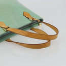 LOUIS VUITTON Monogram Vernis Houston Hand Bag Baby Blue M91005 LV Auth 184172-8