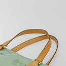 LOUIS VUITTON Monogram Vernis Houston Hand Bag Baby Blue M91005 LV Auth 184172-14