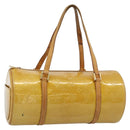 LOUIS VUITTON Monogram Vernis Bedford Hand Bag Beige M91006 LV Auth 184175-1