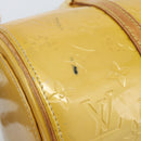 LOUIS VUITTON Monogram Vernis Bedford Hand Bag Beige M91006 LV Auth 184175-9