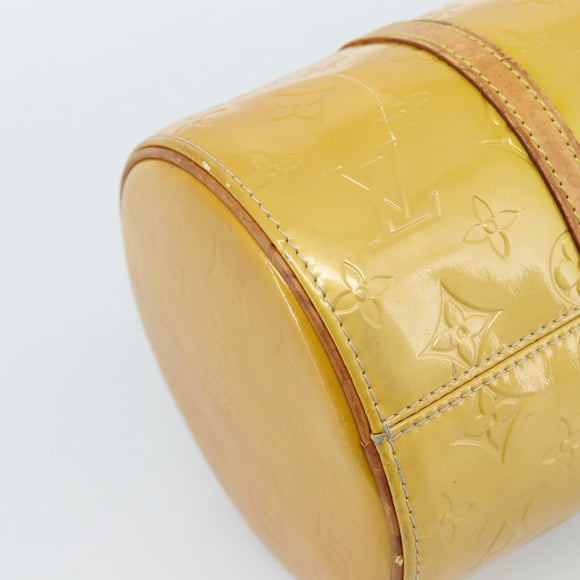 LOUIS VUITTON Monogram Vernis Bedford Hand Bag Beige M91006 LV Auth 184175