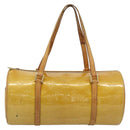LOUIS VUITTON Monogram Vernis Bedford Hand Bag Beige M91006 LV Auth 184175-13