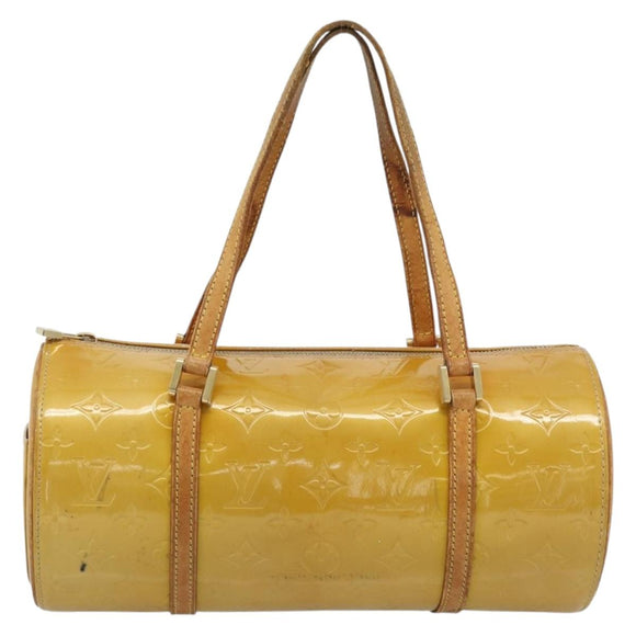 LOUIS VUITTON Monogram Vernis Bedford Hand Bag Beige M91006 LV Auth 184175