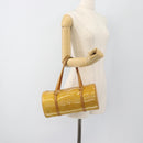 LOUIS VUITTON Monogram Vernis Bedford Hand Bag Beige M91006 LV Auth 184175-21