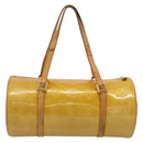 LOUIS VUITTON Monogram Vernis Bedford Hand Bag Beige M91006 LV Auth 184175-2