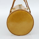 LOUIS VUITTON Monogram Vernis Bedford Hand Bag Beige M91006 LV Auth 184175-4