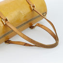 LOUIS VUITTON Monogram Vernis Bedford Hand Bag Beige M91006 LV Auth 184175-7