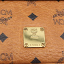 MCM Vicetos Logogram Hand Bag PVC Leather 2way Brown Gold Auth 184176A-10