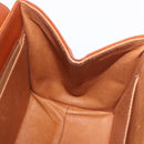 MCM Vicetos Logogram Hand Bag PVC Leather 2way Brown Gold Auth 184176A-22