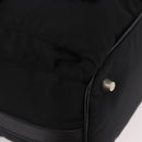PRADA Shoulder Bag Nylon Black Silver Auth 184177A-9