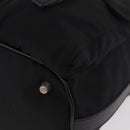 PRADA Shoulder Bag Nylon Black Silver Auth 184177A-14