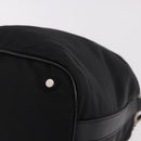 PRADA Shoulder Bag Nylon Black Silver Auth 184177A-16