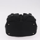 PRADA Shoulder Bag Nylon Black Silver Auth 184177A-5
