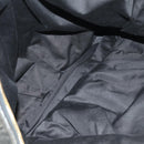 Miu Miu Hand Bag Leather 2way Black Gold Auth 184180V-10