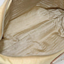 PRADA Shoulder Bag Nylon Beige Silver Auth 184182A-17