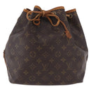 LOUIS VUITTON Monogram Petit Noe Shoulder Bag M42226 LV Auth 184183-13