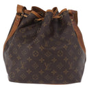 LOUIS VUITTON Monogram Petit Noe Shoulder Bag M42226 LV Auth 184183-2
