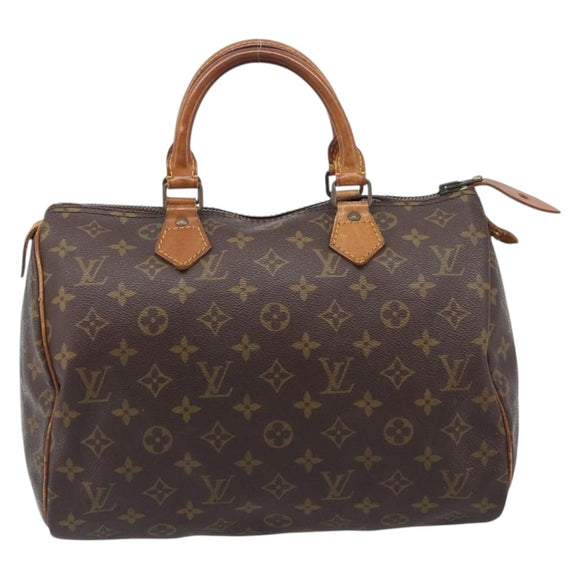 LOUIS VUITTON Monogram Speedy 30 Hand Bag M41526 LV Auth 184184