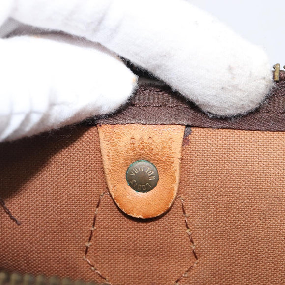 LOUIS VUITTON Monogram Speedy 30 Hand Bag M41526 LV Auth 184184