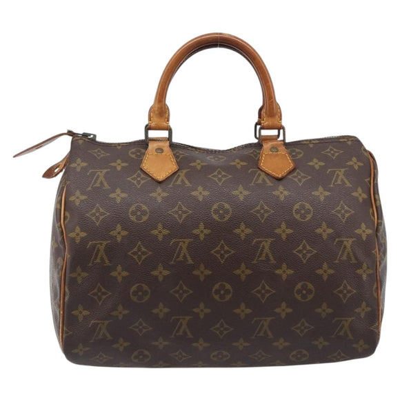 LOUIS VUITTON Monogram Speedy 30 Hand Bag M41526 LV Auth 184184