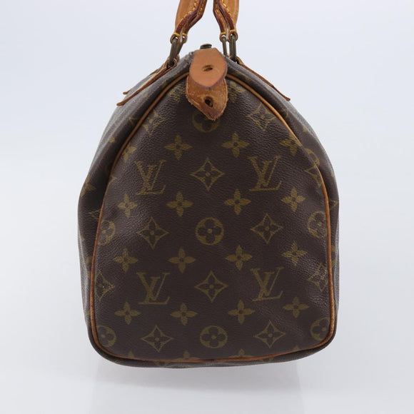 LOUIS VUITTON Monogram Speedy 30 Hand Bag M41526 LV Auth 184184