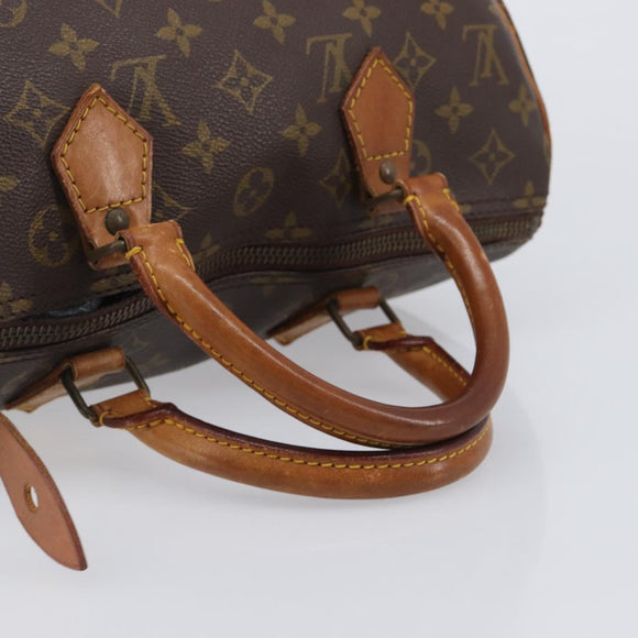LOUIS VUITTON Monogram Speedy 30 Hand Bag M41526 LV Auth 184184