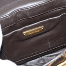 Miu Miu Shoulder Bag Harako leather Beige Gold Auth 184187A-18