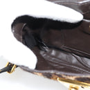 Miu Miu Shoulder Bag Harako leather Beige Gold Auth 184187A-20