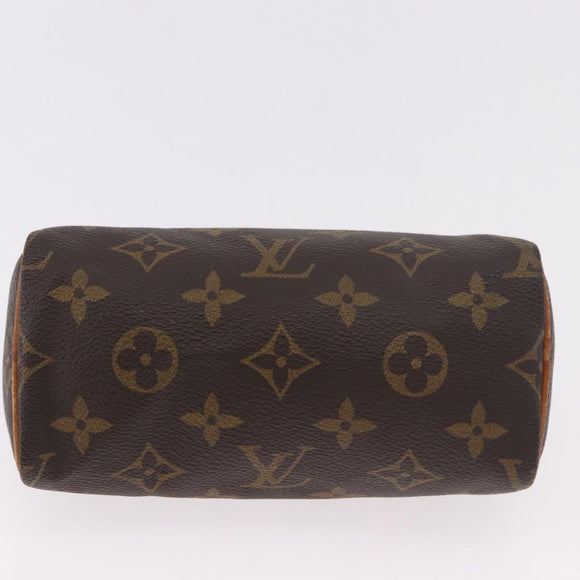 LOUIS VUITTON Monogram Mini Speedy Hand Bag M41534 LV Auth 184188