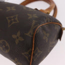 LOUIS VUITTON Monogram Mini Speedy Hand Bag M41534 LV Auth 184188-16