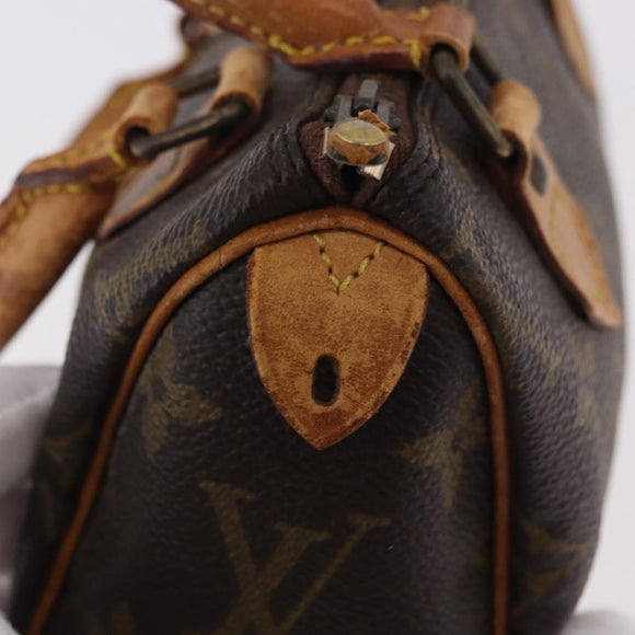 LOUIS VUITTON Monogram Mini Speedy Hand Bag M41534 LV Auth 184188