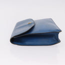 LOUIS VUITTON Epi Montaigne 27 Clutch Bag Blue M52655 LV Auth 184193-5