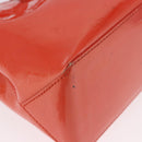 LOUIS VUITTON Monogram Vernis Wilshire PM Bag Orenge Sunset M93644 Auth 184196-12