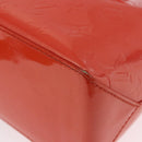 LOUIS VUITTON Monogram Vernis Wilshire PM Bag Orenge Sunset M93644 Auth 184196-13