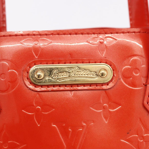 LOUIS VUITTON Monogram Vernis Wilshire PM Bag Orenge Sunset M93644 Auth 184196