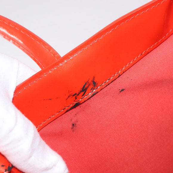 LOUIS VUITTON Monogram Vernis Wilshire PM Bag Orenge Sunset M93644 Auth 184196