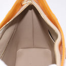 LOUIS VUITTON Monogram Vernis Houston Hand Bag Beige M91004 LV Auth 184197-18