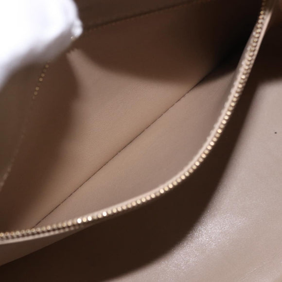 LOUIS VUITTON Monogram Vernis Houston Hand Bag Beige M91004 LV Auth 184197