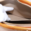 LOUIS VUITTON Monogram Vernis Houston Hand Bag Beige M91004 LV Auth 184197-22